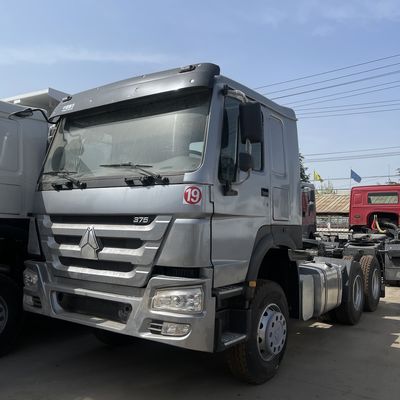 comprar Sinotruck usado Howo camión tractor con capacidad del motor 8L y asiento del conductor de la suspensión aérea online manufacture