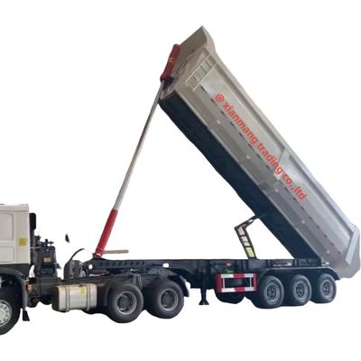 comprar Semirremolque de 3 ejes con remolque de 60 toneladas camión de descarga de remolque en África con diseño duradero online manufacture