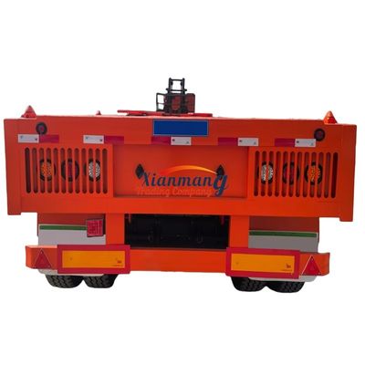 comprar Contenedor de envío de 3 ejes 4 ejes 40ft 48ft 53ft 60ft Semi remolque de cama plana para Ruanda y Tanzania online manufacture