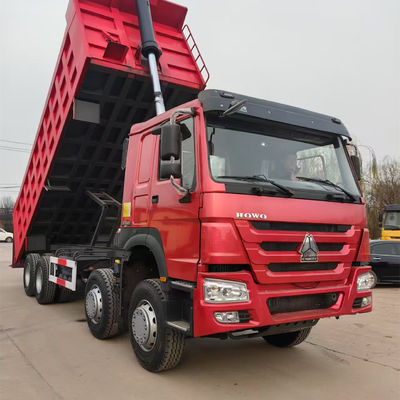 comprar Sinotruk Howo 371 8x4 Transmisión manual Camión de descarga 10-12 Rueda 30 toneladas Diésel de arena derecha Segmento de camión pesado utilizado para la minería online manufacture