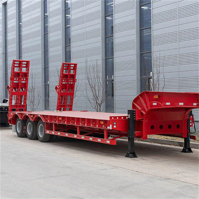 comprar 4/5/6 mm de espesor de red de tablero plataforma inferior 3/4 eje 12.00R20 neumático 40 toneladas 60 toneladas 80 toneladas 100 toneladas de cama baja placa semirremolque online manufacture