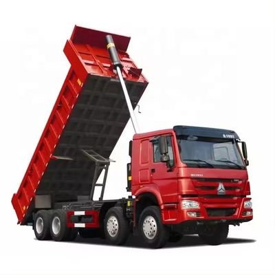 Un buen precio. 21-30T Capacidad de carga Howo camión de descarga 340 con 10 números de cambio hacia adelante y materiales en línea