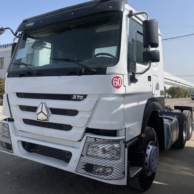 Un buen precio. 6x4 ruedas 420hp Howo Sinotruk camión tractor usado Euro 2 sistema multimedia en línea