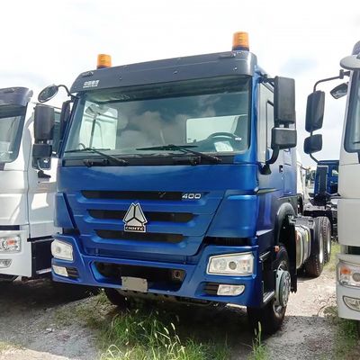 Un buen precio. Sinotruck usado HOWO 371 380 400 430HP 6X4 Tractor Truck cabeza con transmisión manual en línea