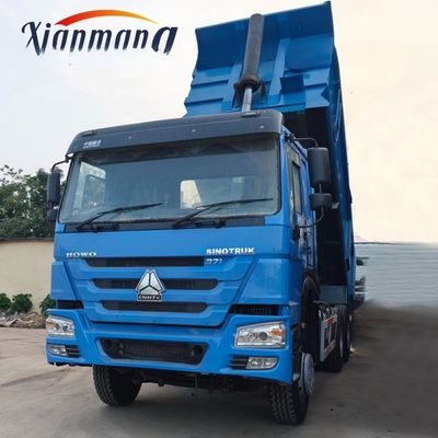 Un buen precio. 40 toneladas de camión usado Sinotruk, extracción de piedra arenisca Howo 6x4 camión de remate 10 neumáticos en línea