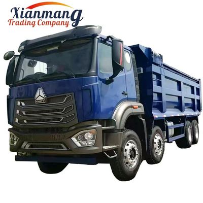 Un buen precio. Camión de descarga de 400 CV HOWO NX 8X4 Rueda motriz Euro 3 Norma de emisiones Y sin ESC o sistema multimedia Equipado en línea