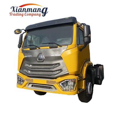 Un buen precio. 2017-2024 Año Usado Howo NX Camiones tractor 371 380 400 caballos de fuerza 6x4 10 ruedas Trailer Truck Head con 2 pasajeros en línea