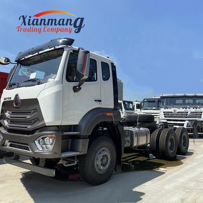 Un buen precio. Camión Sino Howo NX 380 6x4 10 ruedas Camión tractor 400 caballos de fuerza Mano izquierda Conducción Heady Duty Logística Transporte en línea