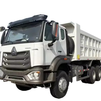Un buen precio. Sinotruk Hohan de segunda mano 6x4 10 ruedas camión de descarga U forma Howo NX 380HP camión de minería en línea