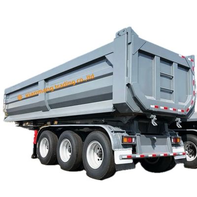 Un buen precio. 3-6 Ejes traseros Semi remolque de carga pesada remolque hidráulico para la venta en Tanzania en línea