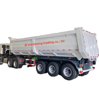 Un buen precio. 3 Ejes 40t Semirremolque con remolque, 60 Ton 40-60t camiones de carga pesada para la venta en línea