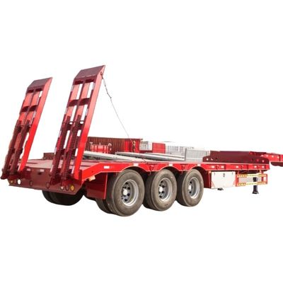 Un buen precio. XM Grupo 4 Eje Remolque de cama baja Carga hidráulica delantera Cuello de ganso Semi remolque desmontable para Nigeria en línea