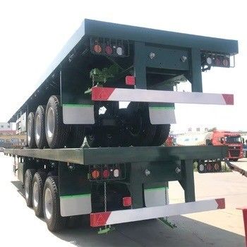 Un buen precio. 2 3 4 Ejes 30 toneladas 40 toneladas 50 toneladas Contenedor de envío Semirremolque de cama plana con camión tractor en línea