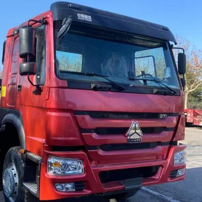 Un buen precio. Euro 2 motor diesel HOWO 6X4 371HP camión de descarga de 10 ruedas 21-30 toneladas Capacidad de carga 6800 * 2500 * 3200mm Capacidad del motor 8L en línea