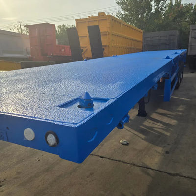 Un buen precio. Carga útil máxima 30 toneladas 20 pies 40 pies 45 pies Contenedor Camión de cama plana para el transporte de materiales de construcción en línea