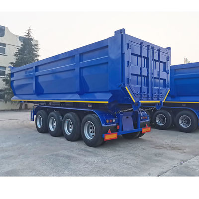 Un buen precio. Nuevo semirremolque de acero de 4 ejes de 60T para remolques de 60 toneladas en construcción y minería en línea