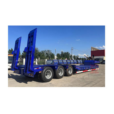Un buen precio. Nueva escalera mecánica mejorada de 3 ejes de marca JOST tren de aterrizaje de cama baja semirremolque, buena calidad en línea