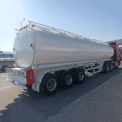 Un buen precio. Semi-remolque con tanque de combustible de aleación de aluminio de 3 ejes con sistema de frenado de doble línea y carga útil máxima de 50 toneladas del original en línea